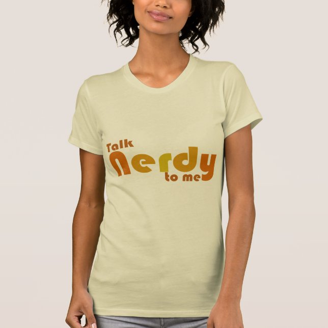 Camiseta Fale nerd comigo (Frente)