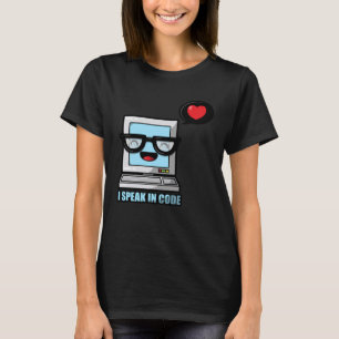 Camiseta Fale No Smi Do Coração Da Ciência Da Computação Do
