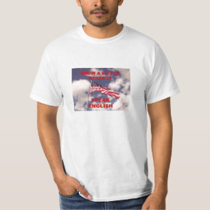 Camiseta fale o inglês