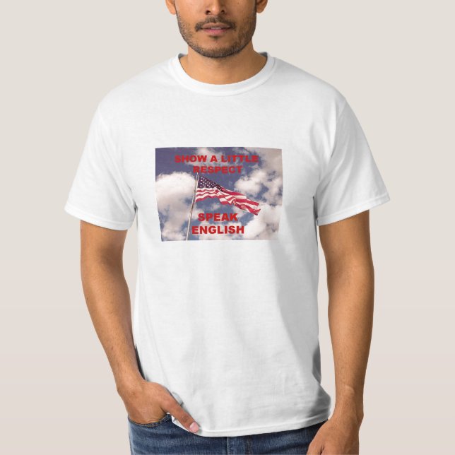 Camiseta fale o inglês (Frente)