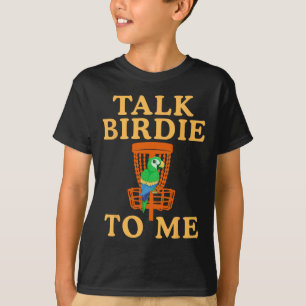 Camiseta Fale Passarinho Comigo Disc Golf Parrot Gráfico En