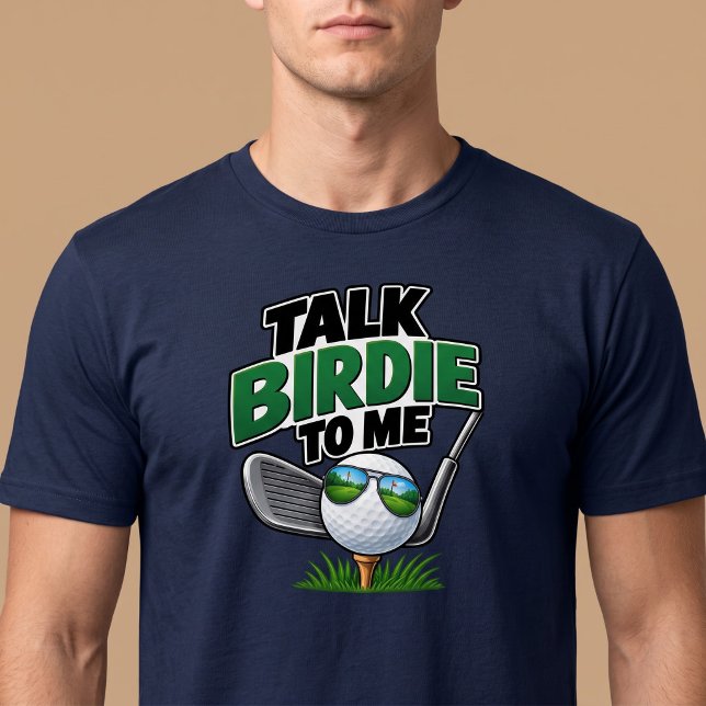 Camiseta Fale Passarinho Comigo Golfe Divertido (Criador carregado)