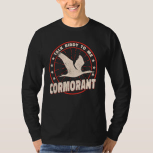 Camiseta Fale passarinho comigo vintage grande Cormorão pre