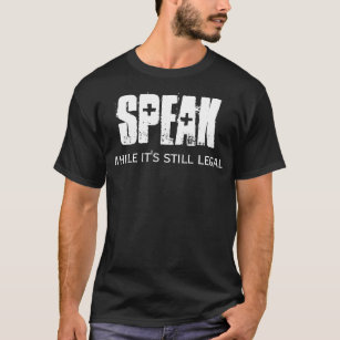 Camiseta Fale quando for t-shirt ainda legal