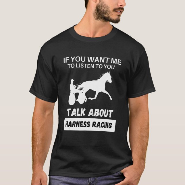 Camiseta Fale sobre Harness Racing (Frente)