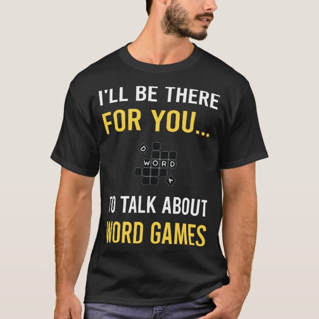 Camiseta Fale Sobre Jogos de Palavras (Frente)