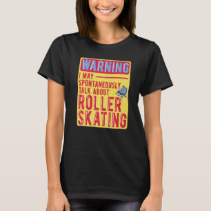 Camiseta Fale sobre o Skate do cilindro que gira o cilindro