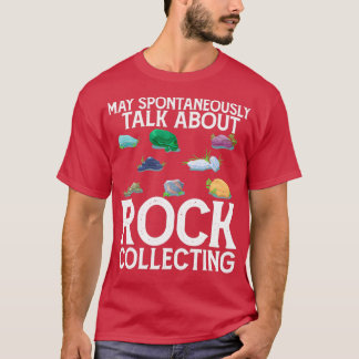 Camiseta Fale Sobre Rock Collecting Engraçado Geologista Ro