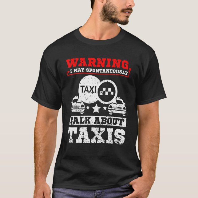Camiseta Fale sobre táxis (Frente)