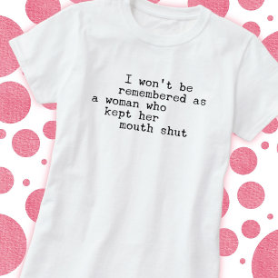 Camiseta Fale sua declaração de verdade
