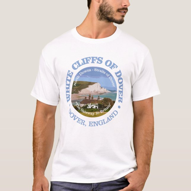 Camiseta Falésias Brancas de Dover (rd) (Frente)