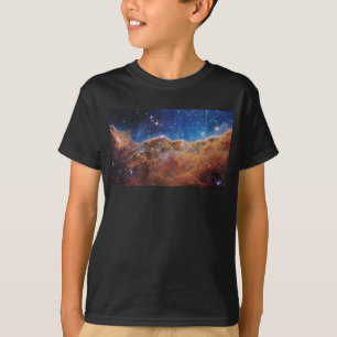 Camiseta Falésias Cósmicas Nebulosa Carina Espaço Telescópi