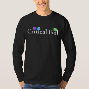 Camiseta Falha crítica D20