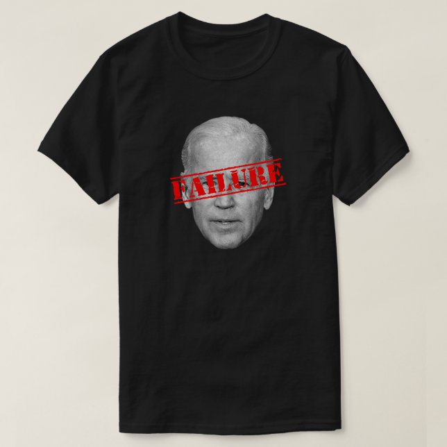 Camiseta Falha de Biden | Anti Joe Biden Dark (Frente do Design)