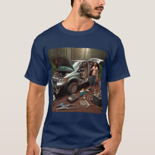 Camiseta Falha De Minivan Camper - O Amigo Disse "Sem Probl
