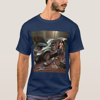 Camiseta Falha De Minivan Camper - O Amigo Disse "Sem Probl