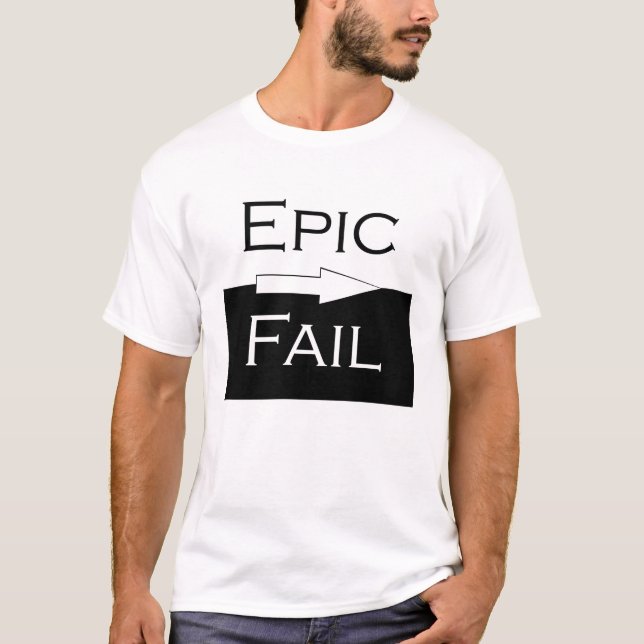 Camiseta Falha épico (Frente)