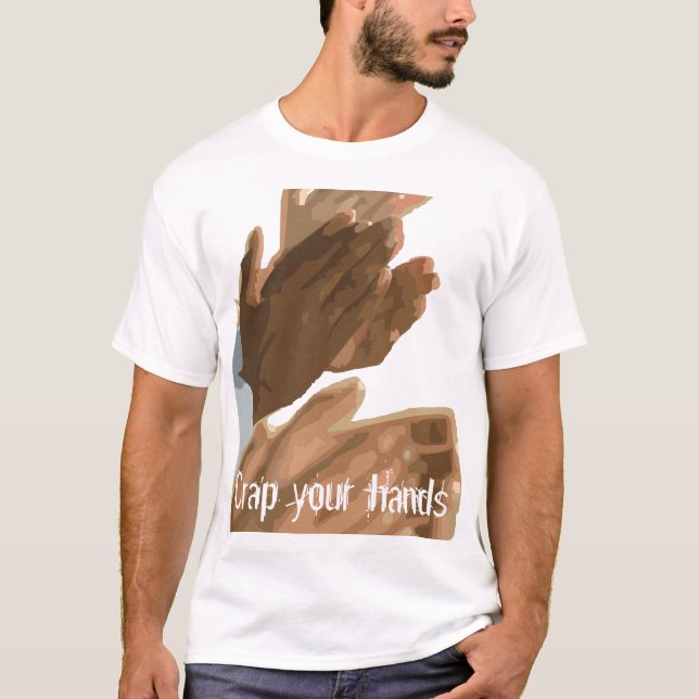 Camiseta Falha: Excremento suas mãos (Frente)