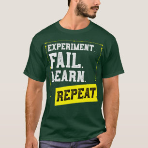 Camiseta Falha no Experimento Aprenda a Repetir Física do L