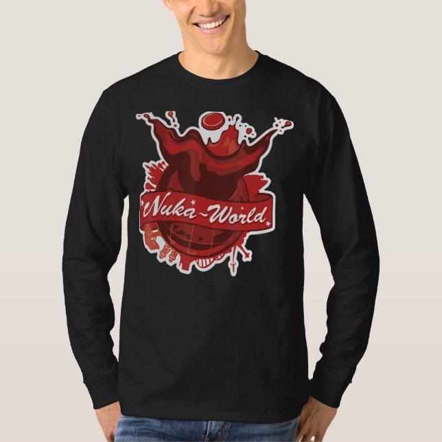 Camiseta Falhas de cores do mundo Nuka 4 (Frente)