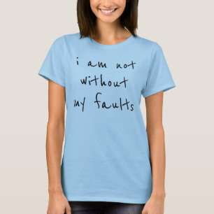 Camiseta Falhas do T-Shirt básico feminino