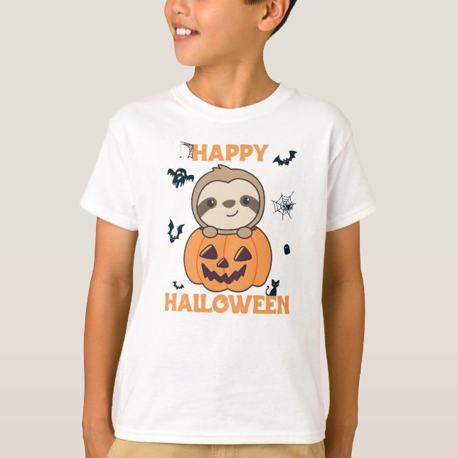 Camiseta Falhas Em Pumpkin Em Suas Lúteras Para O Halloween (Frente)
