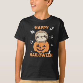 Camiseta Falhas Em Pumpkin Em Suas Lúteras Para O Halloween
