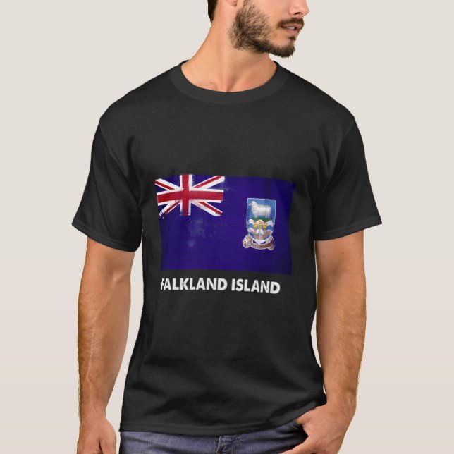 Camiseta Falkland Island Flag Falkland Islander (Frente)