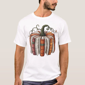 Camiseta Fall Book Pumpkin, Cozy Autumn Reading