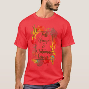 Camiseta Fall Breeze e Folhas do outono