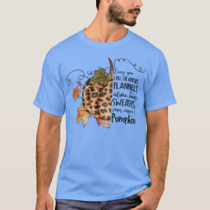 Camiseta Fall Cote Tee for Women Pumpkins Autumn Home Deco