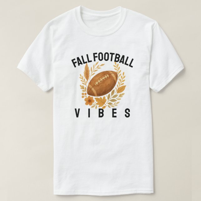 Camiseta Fall Football Vibes (Frente do Design)