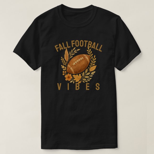 Camiseta Fall Football Vibes (Frente do Design)