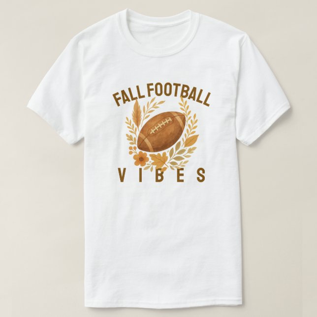 Camiseta Fall Football Vibes (Frente do Design)