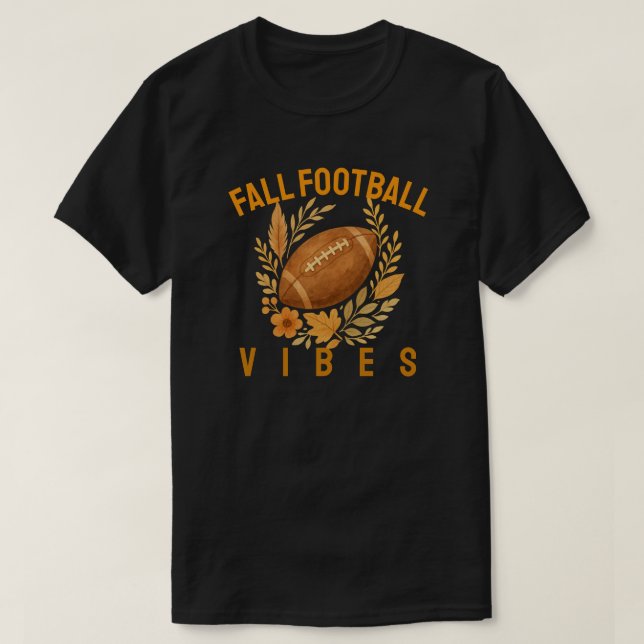 Camiseta Fall Football Vibes (Frente do Design)