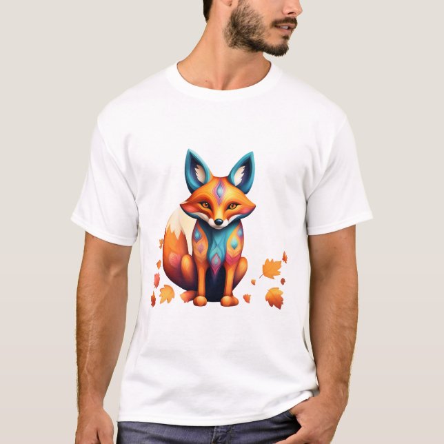 Camiseta Fall Fox Alebrije (Frente)