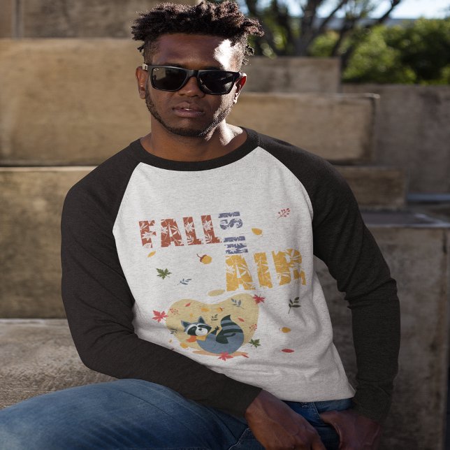 Camiseta Fall Is in the Air Raccoon Autumn (Fall Is in the Air Raccoon Autumn T-Shirt)