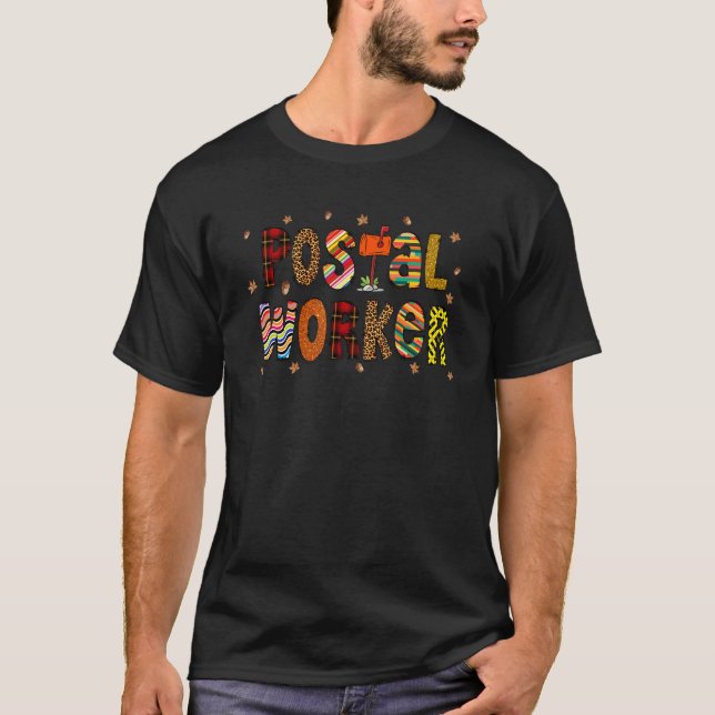 Camiseta Fall Postal Worker Mail Worker Fall Postal Worker (Frente)