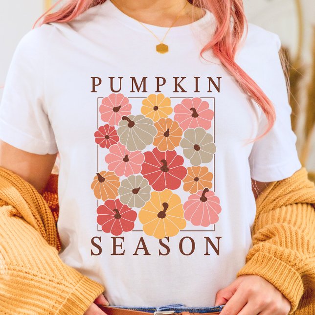 Camiseta Fall Pumpkin em Foco (Criador carregado)