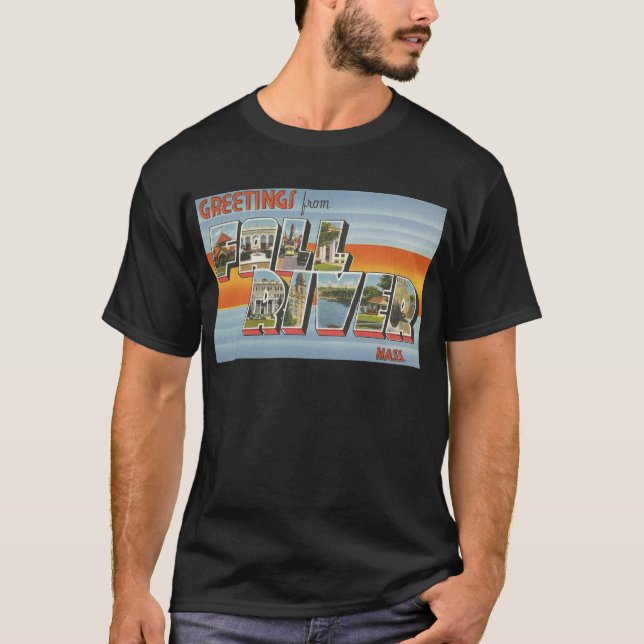 Camiseta Fall River, Massachusetts Landmarks (Frente)