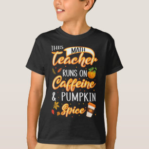Camiseta Fall Season Maacher Caffeine Pumpkin Spice La