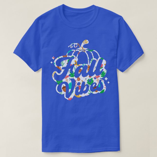 Camiseta Fall Vibes Pumpkin Spice Pumpkin Patch Autumn than (Frente do Design)