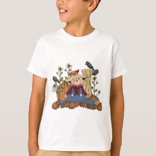 Camiseta "Fall Welcome" Autumn Scarecrow Kid's T-Shirt