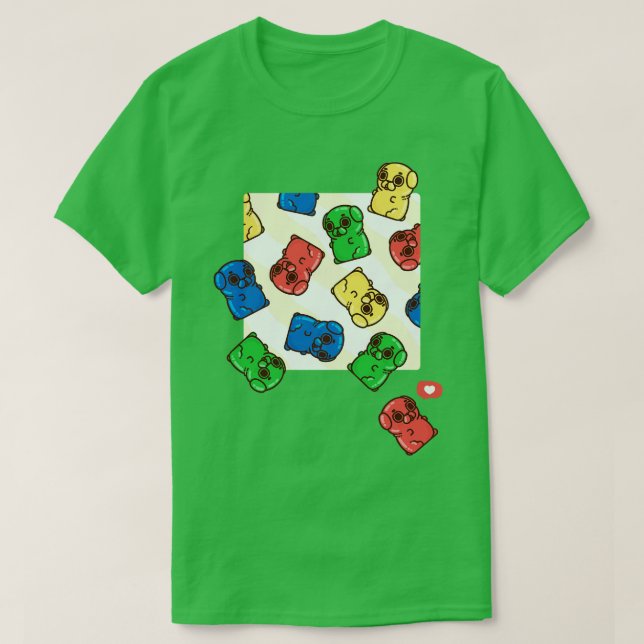 Camiseta Falling Gummy Puglie (Frente do Design)