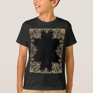 Camiseta Falln Black E Dourado Filigre