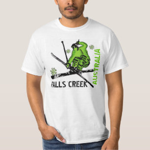 Camiseta Falls Creek Austrália - valor de ski verde