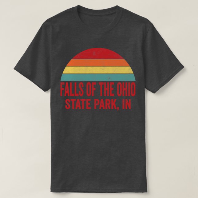 Camiseta Falls of the Ohio State Park Indiana 1 (Frente do Design)