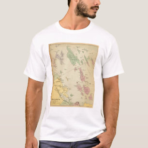 Camiseta Falmouth Foreside, ilhas adjacentes, baía de Casc