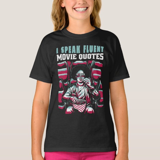 Camiseta Falo citações de filmes fluentes (Frente)
