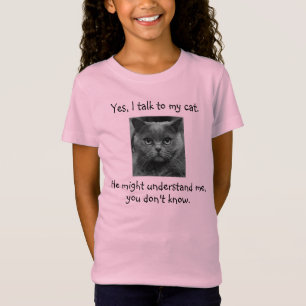 Camiseta Falo com o meu gato   Funny Personalizável